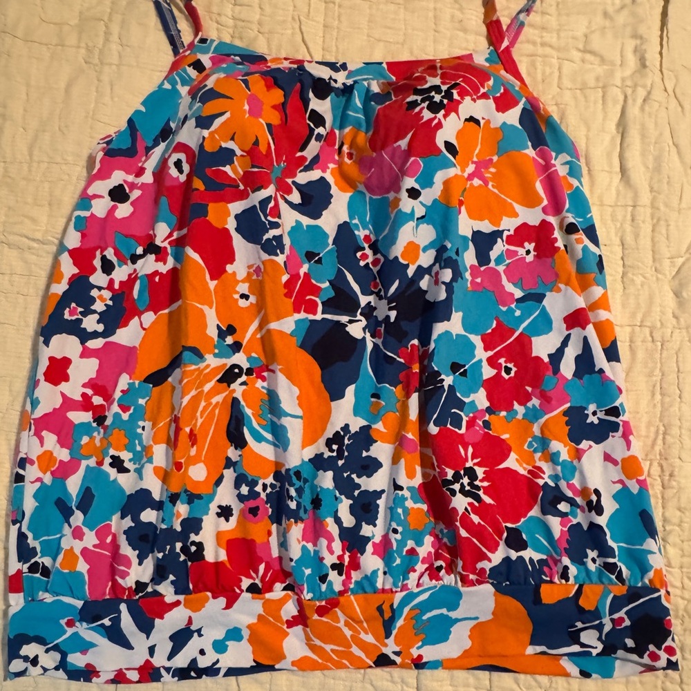 Lands' End Multicolor Sleeveless Top